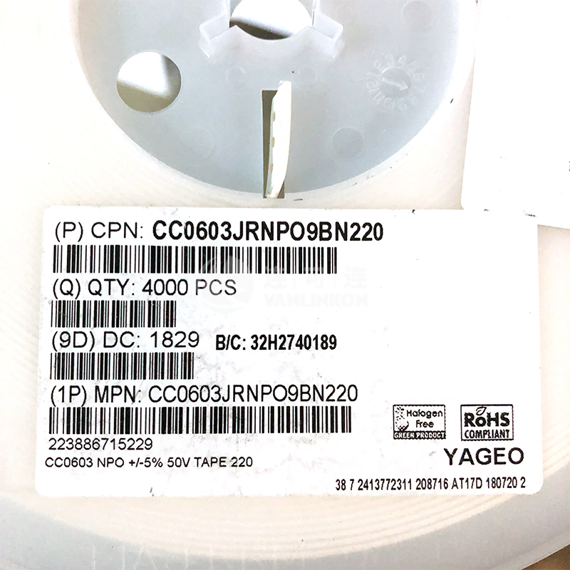 CC0603JRNPO9BN220